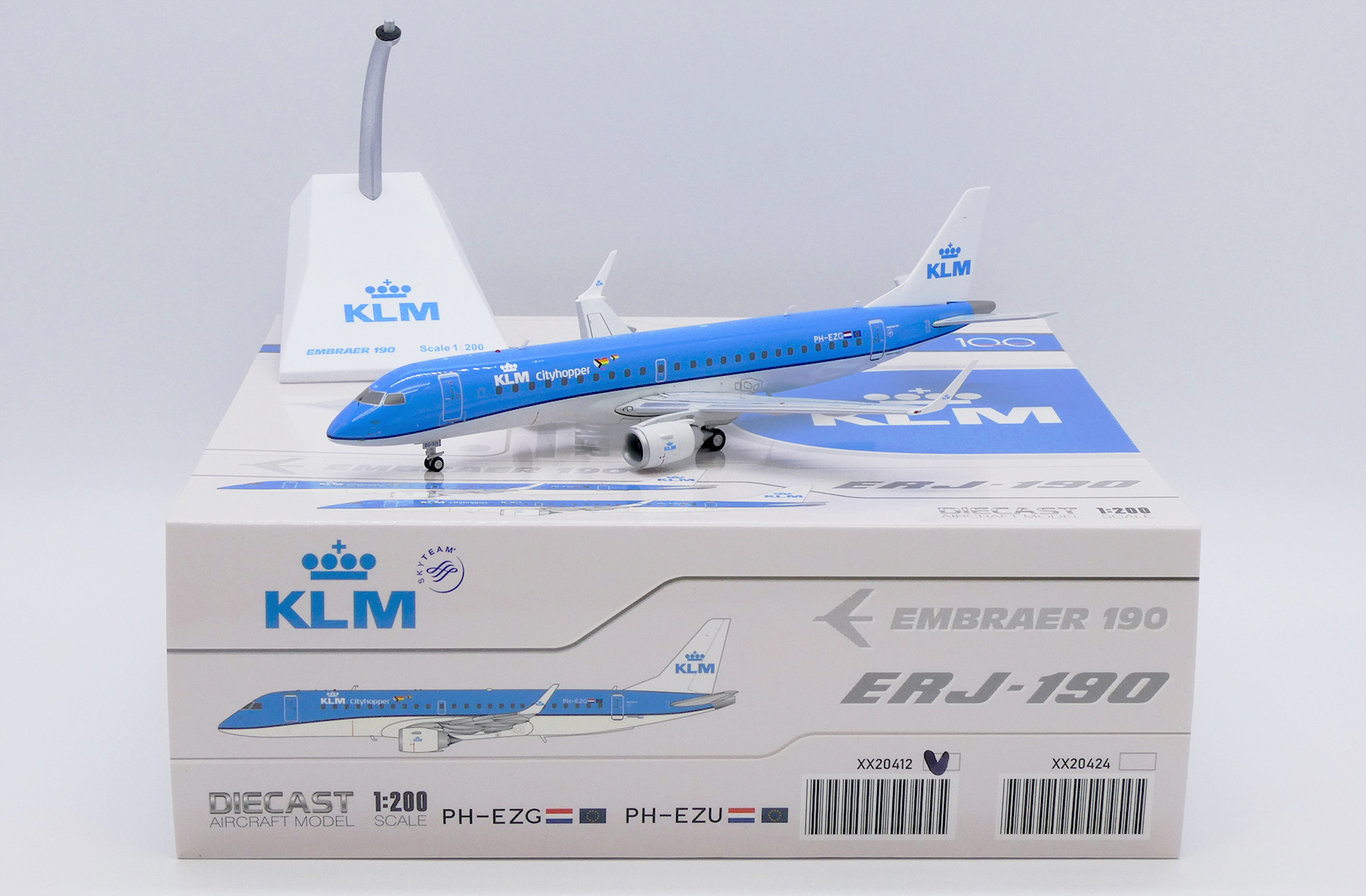 JC Wings 1:200 KLM "Progress Pride" Embraer ERJ190